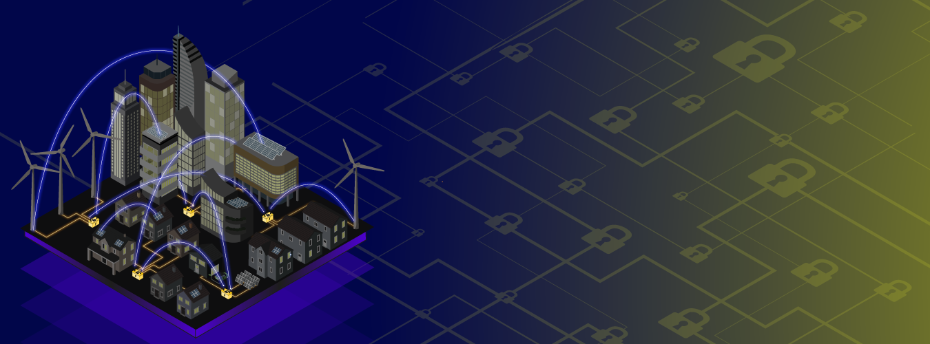 concept illustration of microgrid