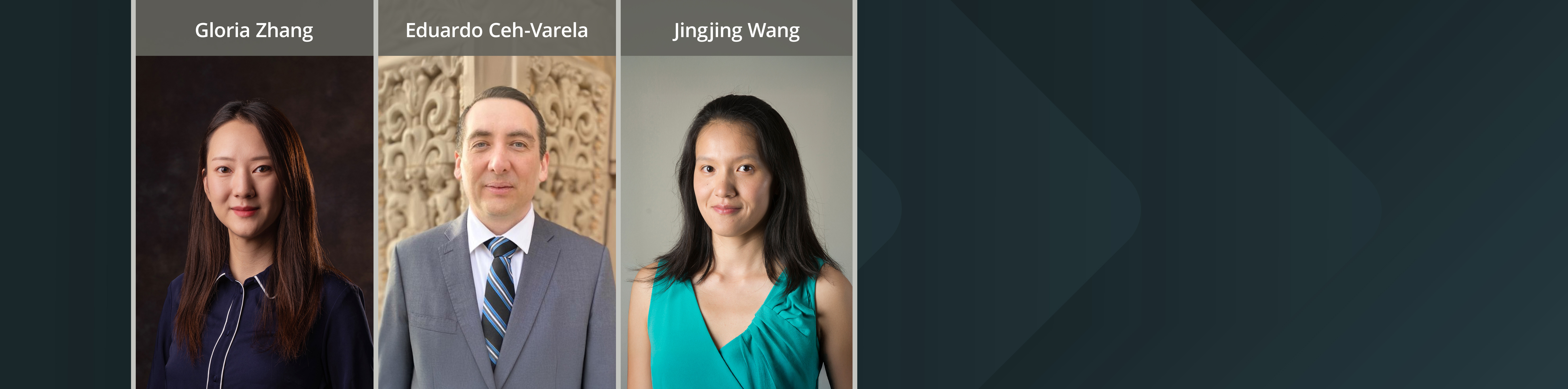 pictures of three mentor award winners with names overlaid