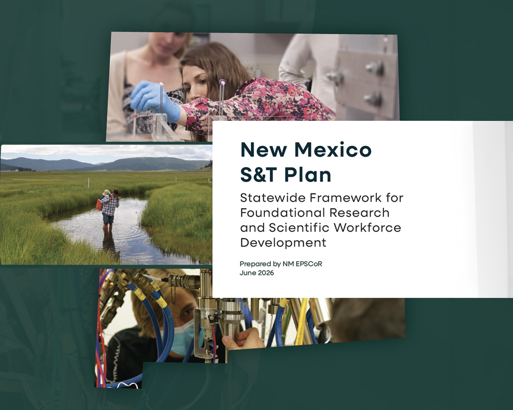 image of the cover of the NM S&T plan