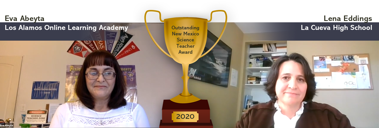 Winners of the 2020 Outstanding NM science teachers